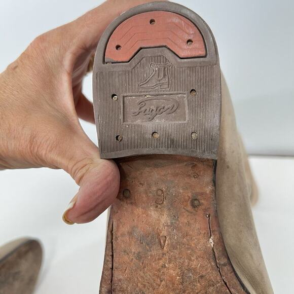 Bota Charra Escaramusa Mujer Women Riding Boots Size 9 Mexican Rodeo Leather - Picture 10 of 10